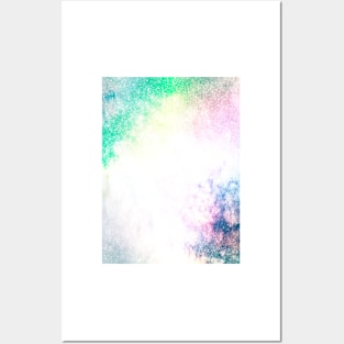 Abstract Galaxy Rainbow Posters and Art